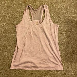 Pink workout tank top